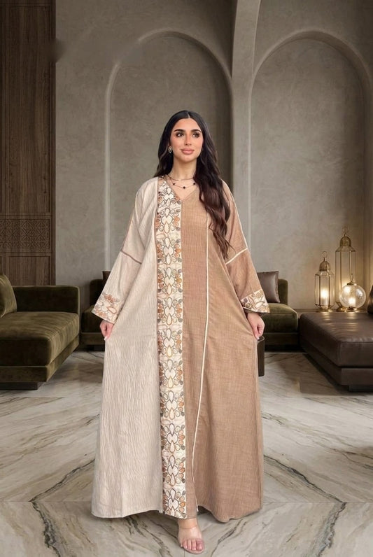 عباية نسائية أنيقة بتصميم تراثي عصري
